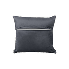 Almofada Tressê 40x40cm Veludo Cinza - Casaepoltrona