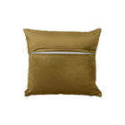 Almofada Tressê 40x40cm Veludo Mostarda - Casaepoltrona