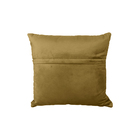 Almofada Tressê 40x40cm Veludo Mostarda - Casaepoltrona