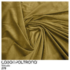 Almofada Tressê 40x40cm Veludo Mostarda - Casaepoltrona