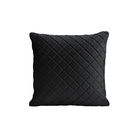 Almofada Tressê 40x40cm Veludo Preto - Casaepoltrona