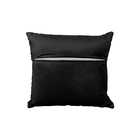 Almofada Tressê 40x40cm Veludo Preto - Casaepoltrona