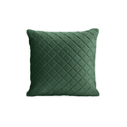 Almofada Tressê 40x40cm Veludo Verde - Casaepoltrona