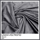 Almofada Tressê 50x50cm Veludo Cinza - Casaepoltrona