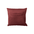 Almofada Tressê 50x50cm Veludo Marsala Acobreado - Casaepoltr