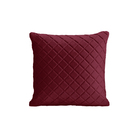 Almofada Tressê 50x50cm Veludo Marsala - Casaepoltrona