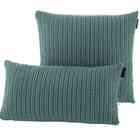 Almofada Tricô Avell 45x45 Menta Kacyumara