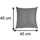 Almofada Tricot  45x45 Cm - Amarelo