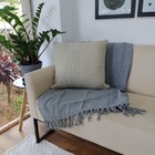 Almofada Tricot Bege 45x45