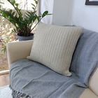 Almofada Tricot Bege 45x45