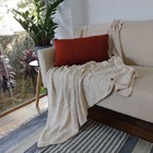 Almofada Tricot Terracota 50x30