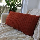 Almofada Tricot Terracota 50x30