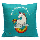 Almofada Unicornio Verde