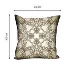 Almofada Valverde Arabescos Bege 42x42cm