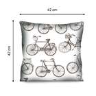Almofada Valverde Bicicletas 42x42cm