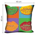 Almofada Valverde Bocas Coloridas 42x42cm