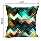 Almofada Valverde Chevron Azul 42x42cm