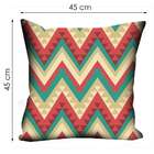 Almofada Valverde Chevron Rosê 42x42cm