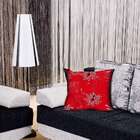 Almofada Valverde Flor Vermelho I 42x42cm