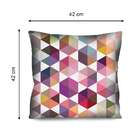 Almofada Valverde Geometrico Rosa 42x42cm