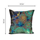 Almofada Valverde Mandala Azul 42x42cm