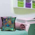 Almofada Valverde Mandala Azul 42x42cm