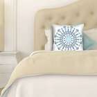 Almofada Valverde Mandala Azul Claro 42x42cm