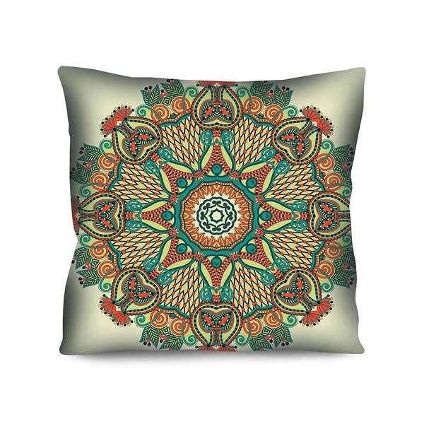 Almofada Valverde Mandala Colorida 42x42cm