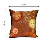 Almofada Valverde Mandala Terra 42x42cm