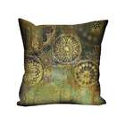 Almofada Valverde Mandalas Ouro Velho 42x42cm