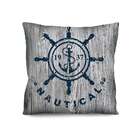 Almofada Valverde Nautica Timão Envelhecido 42x42cm
