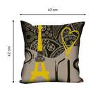 Almofada Valverde Paris 42x42cm