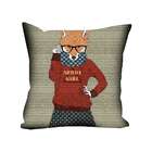 Almofada Valverde Raposa Óculos 42x42cm