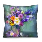 Almofada Valverde Vaso Flor Do Campo 42x42cm