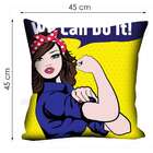 Almofada Valverde We Can Do It 42x42cm