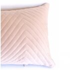 Almofada Veludo Matelassada 30cm X 70cm Zig Zag Perfil Matela