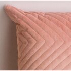 Almofada Veludo Matelassada Zig Zag 50x50cm Perfil Matelados