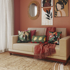 Almofada Velveteen Tropic Verde 50x30cm