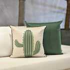 Almofada Verde - 45x45 - Linho (com Enchimento)