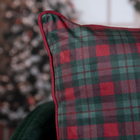 Almofada Xadrez Veludo 43x43cm