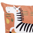 Almofada Quadrada Zebra Tecido Multicolor 12x45cm