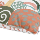 Almofada Retangular Zoo Tecido Multicolor 12x30cm
