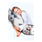 Almofadão De Dormir 35x95cm  Carneiros Divertidos