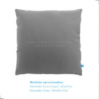 Almofadas 45x45 Cheias Decorativas  - Azul Oceano Nimboo