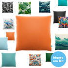 Almofadas 45x45 Cheias Decorativas  - Laranja Africa Nimboo