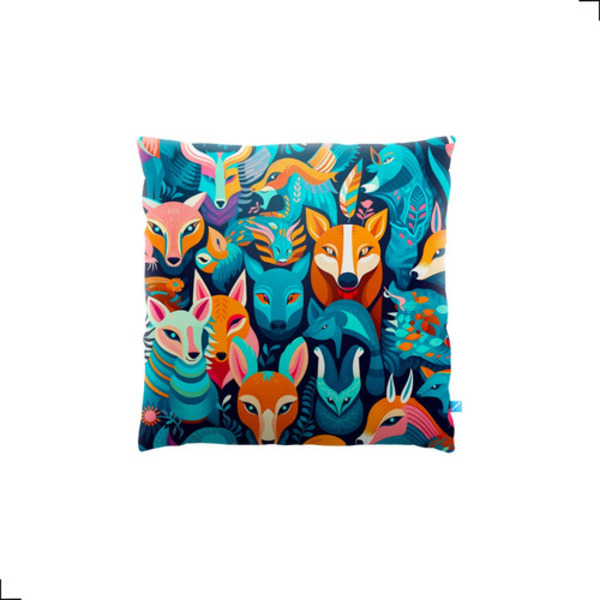 Almofadas 45x45 Cheias Decorativas Estampadas - Animais Europ