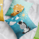 Almofadas Animais Safari Para Quarto Infantil 35x35 Kit 4un