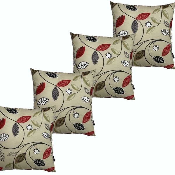 Almofadas Cheias Impermeável Antimofo Área Externa Kit 4