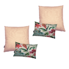 Almofadas Cheias Impermeável Estampa Digital 100% Algodão Qua