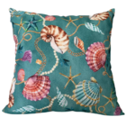 Almofadas Cheias Impermeável Estampa Digital Fundo Do Mar Ver